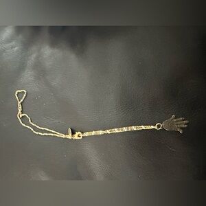 Gold Hamsa Pendant Necklace